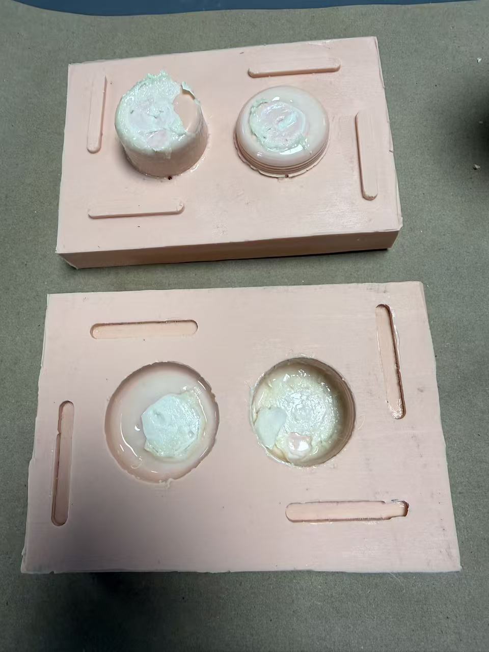Almost no resin entered the mold