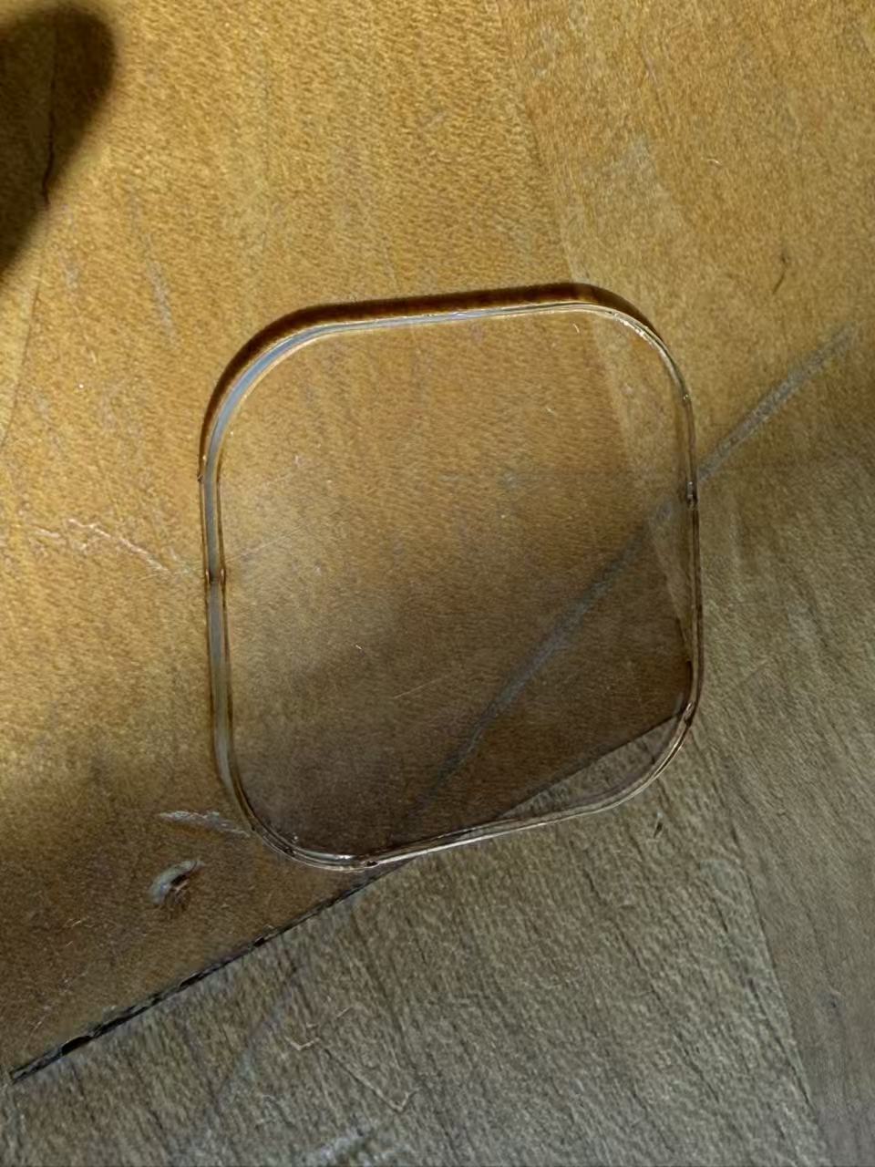 Acrylic sheet blocking the camera openings
